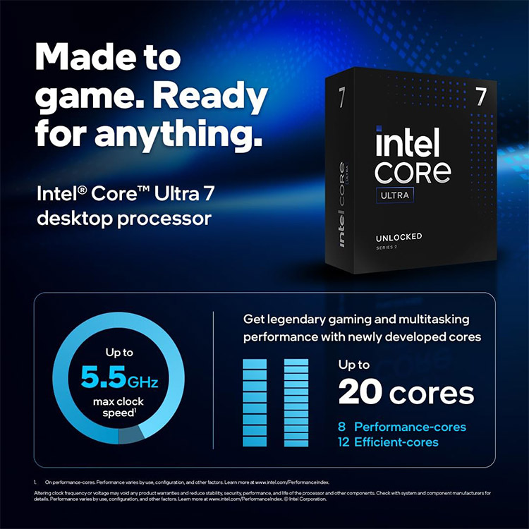 خرید پردازنده Intel Core Ultra 7 265K - بدون باکس